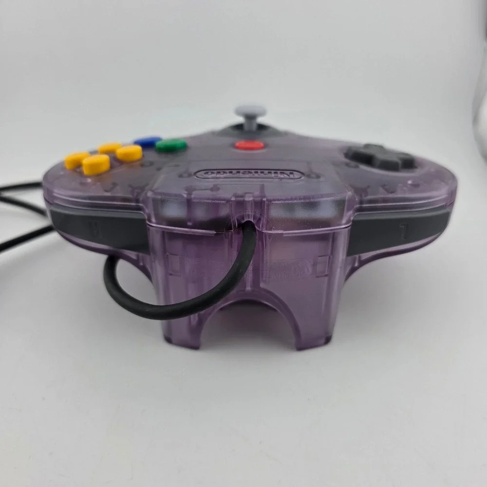 Nintendo 64 N64 Controller Atomic Purple Translucent OEM Excellent Nostalgia